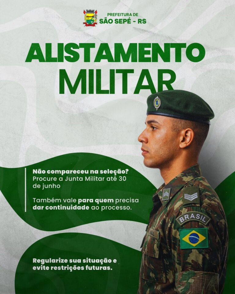 Alistamento militar: atenção
