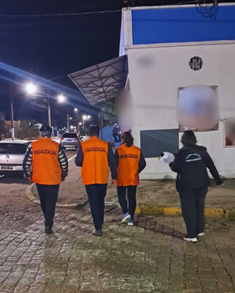 Força-tarefa municipal realiza fiscalização integrada em estabelecimentos de São Sepé