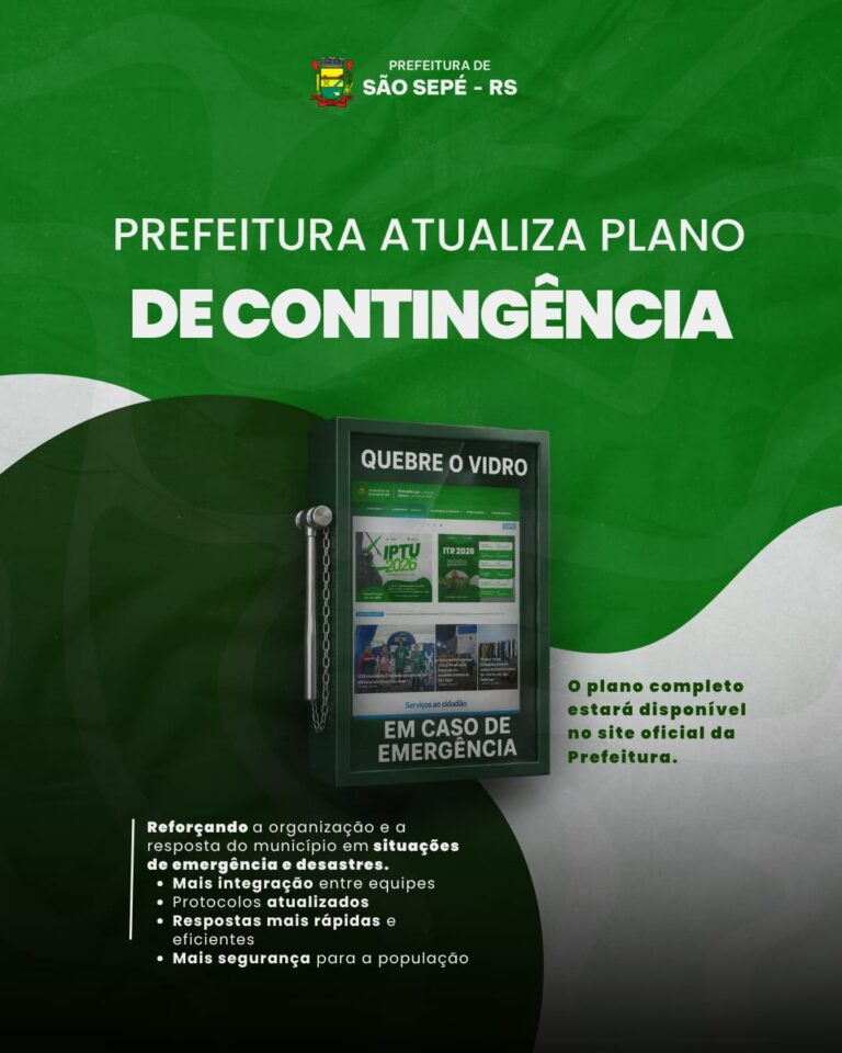 Prefeitura atualiza Plano de Contingência e reforça preparo para situações de emergência