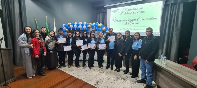 Segunda turma conclui curso técnico para Agentes Comunitários de Saúde em São Sepé