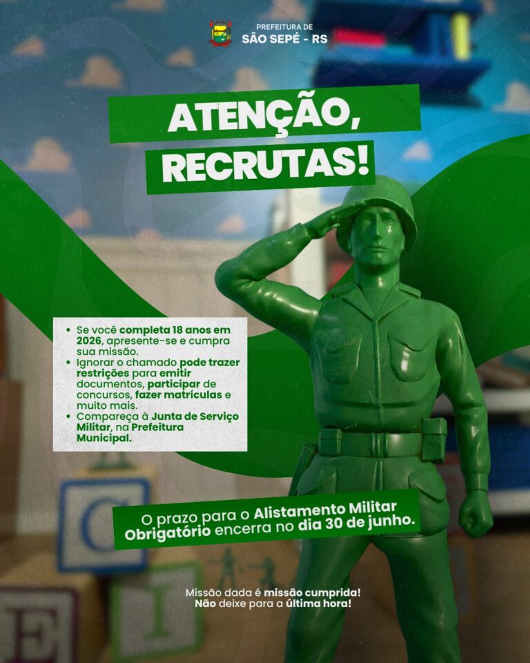 Junta de Serviço Militar alerta para o prazo final do alistamento militar obrigatório