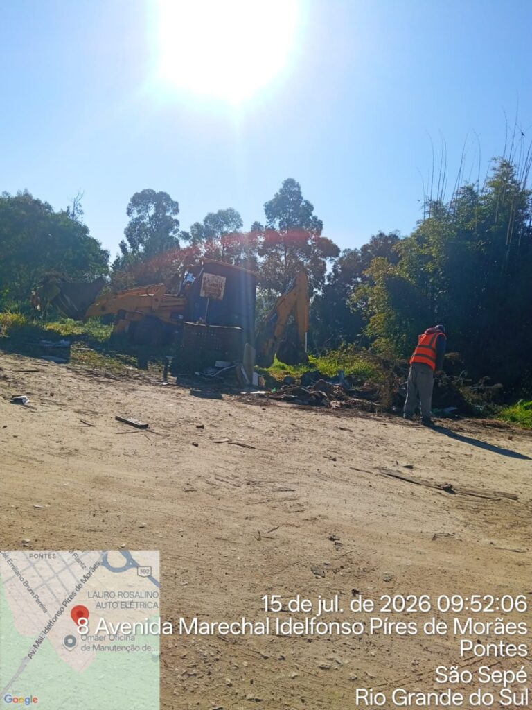 Equipes da Prefeitura seguem intensificando serviços de limpeza urbana em São Sepé