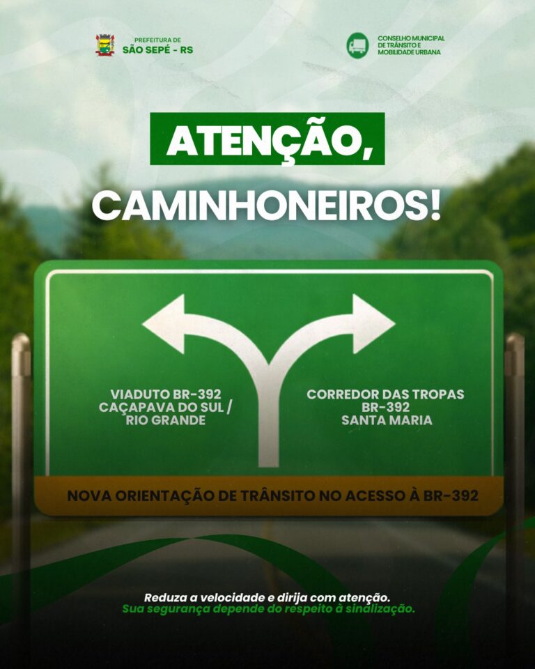Prefeitura orienta transportadores sobre novo acesso marginal pelo Corredor das Tropas