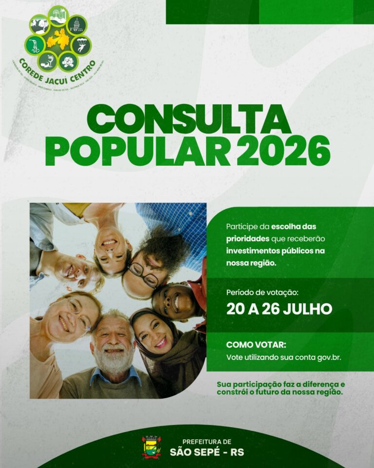 Consulta Popular 2026 mobiliza comunidade para definir prioridades de investimentos na região