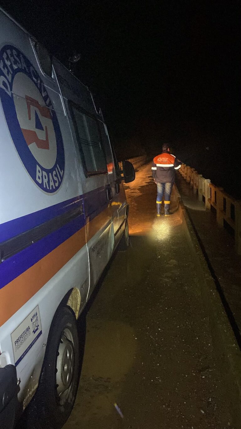 Defesa Civil mantém equipes mobilizadas 24 horas e intensifica monitoramento preventivo durante período de chuvas