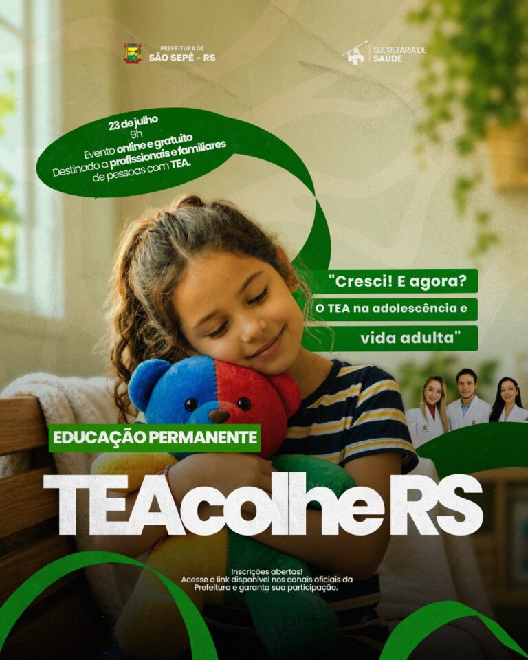 TEAcolhe RS promove encontro online sobre adolescência e vida adulta no Transtorno do Espectro Autista