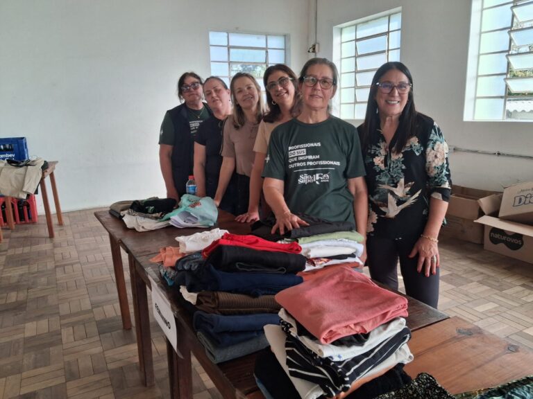 Veste Cidadania levou roupas de inverno para famílias da Vila Block