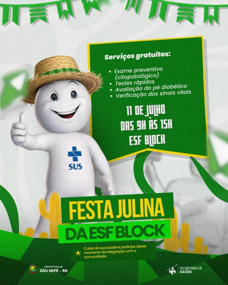 ESF Block promove Festa Julina com ações de prevenção e promoção da saúde