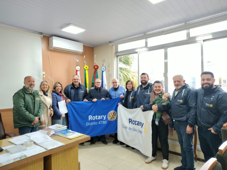 Governador do Distrito 4780 do Rotary Club visita São Sepé e recebe título de Hóspede Oficial