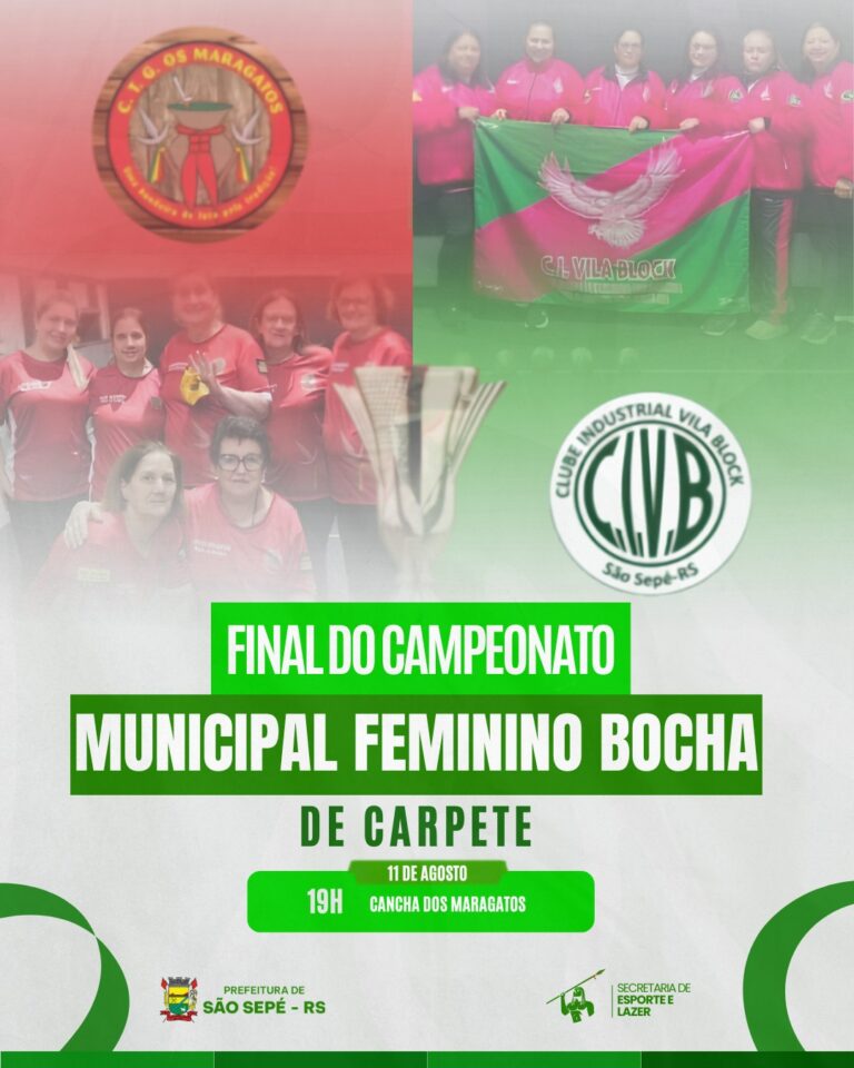 Campeonato Municipal de Bocha de Carpete Feminino chega à grande final em São Sepé