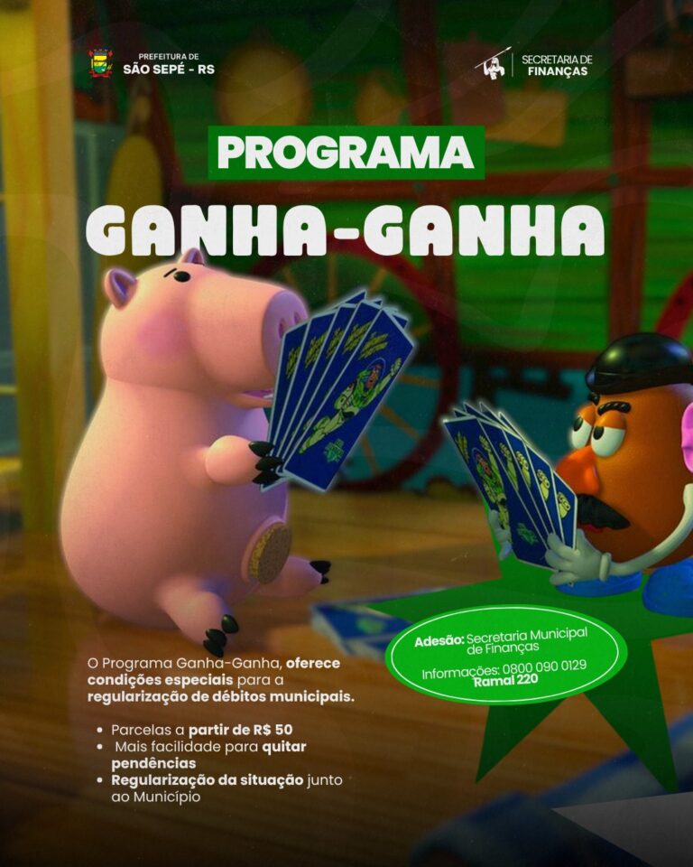 Secretaria de Finanças reforça Programa Ganha-Ganha para regularização de débitos