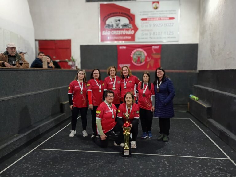 Os Maragatos conquistou o título da 1ª Copa Feminina de Bocha de Carpete