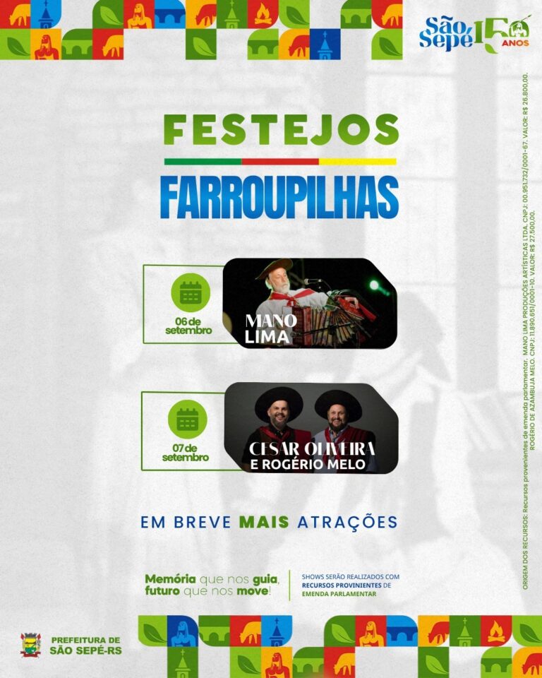 Secretaria de Desenvolvimento, Turismo e Habitação inicia divulgação dos Festejos Farroupilhas 2026