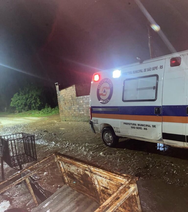 Temporal provoca destelhamentos, alagamentos e quedas de árvores em São Sepé
