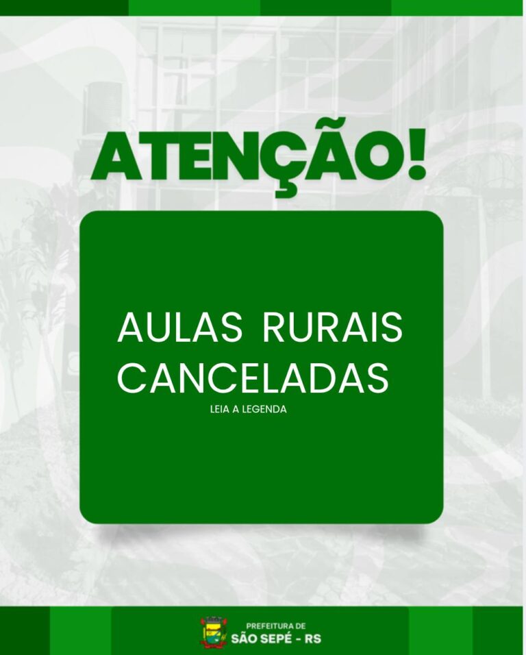 Aulas nas escolas do campo