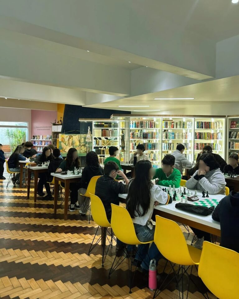 JESS promove etapa de xadrez na Biblioteca Pública Municipal
